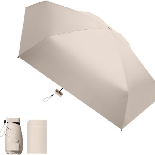 Compact Anti-UV Folding Parasol Umbrella Small Lightweight Sun & Rain Umbrella