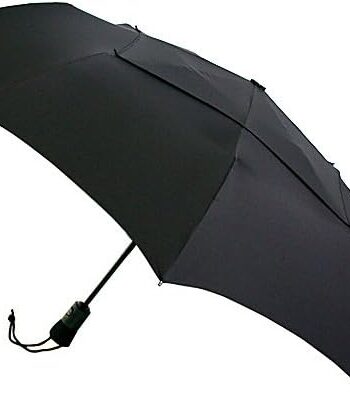 Auto Open Auto Close Portable Compact Travel Umbrella for Rain and Wind with Teflon
