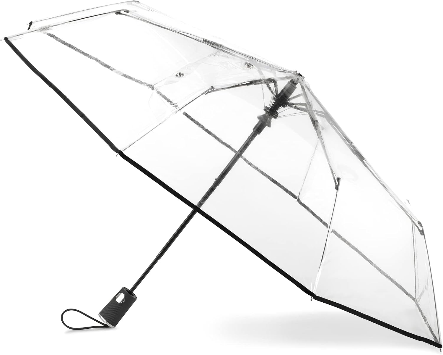 Clear Canopy Automatic Open Foldable Umbrella