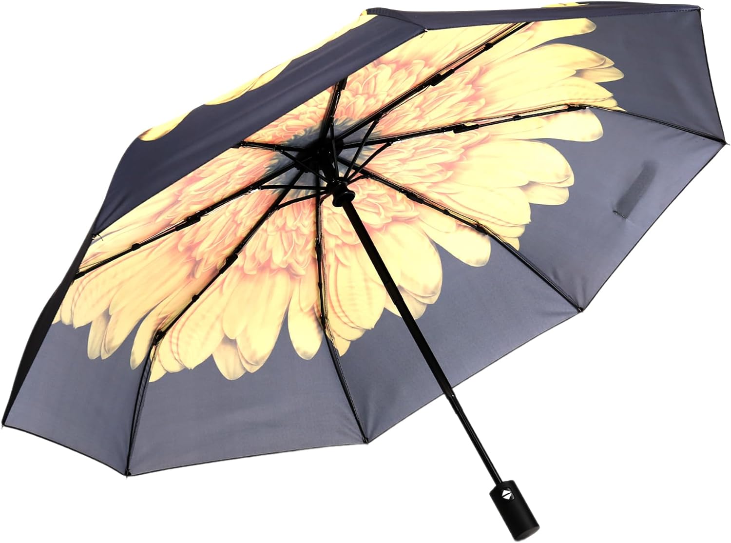 Travel Essentials Umbrella Windproof Compact Collapsible Light, Automatic, Strong and Portable, Wind Resistant, Folding Small Umbrella for Rain