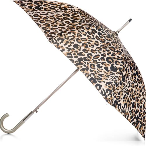 Unisex Auto Open J-Handle Stick  Umbrella
