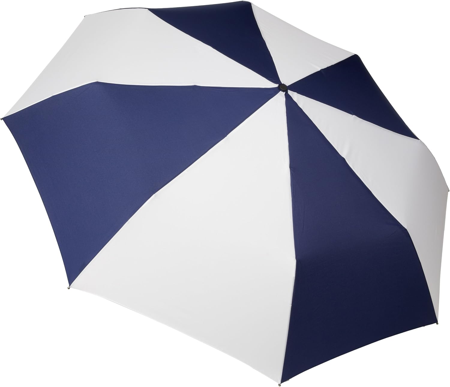 Auto Open Close Golf Size Umbrella, Navy/White, One Size